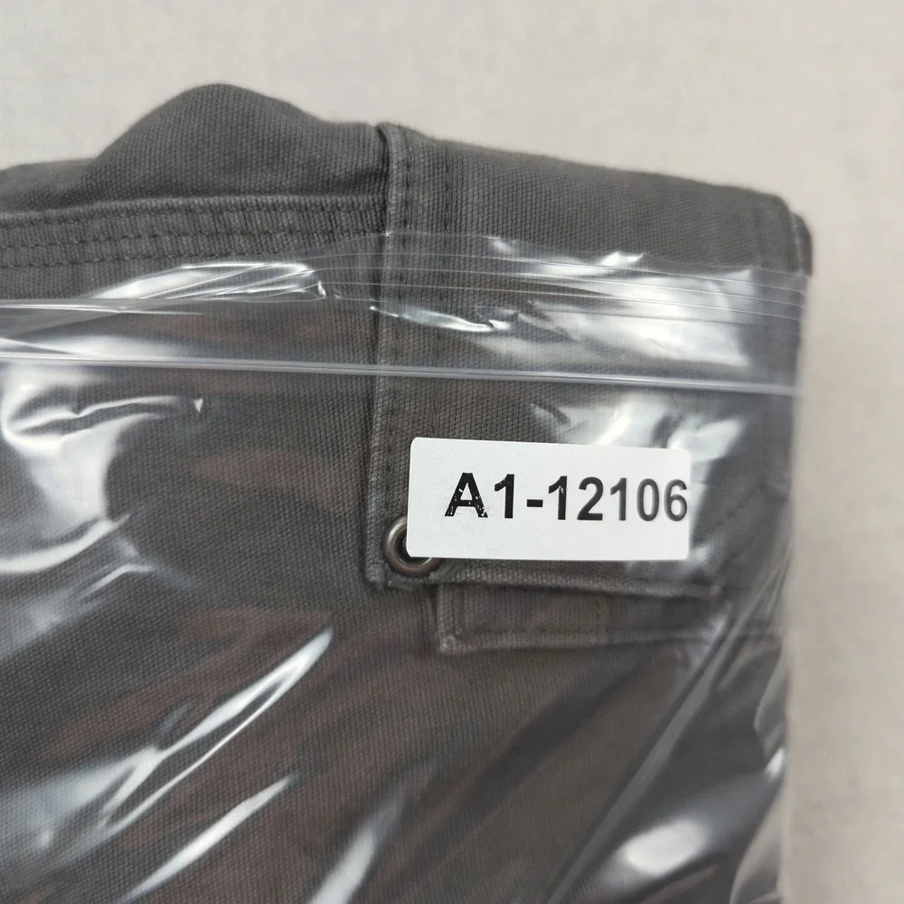 Duluth Trading Pants Mens 48x34 Khaki Flex Fire Hose Cargo Relaxed Utility